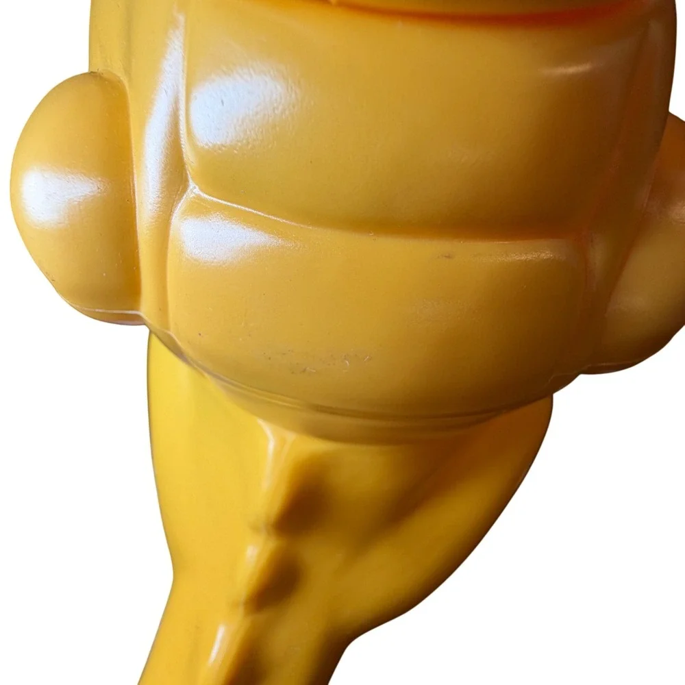 Vintage Tupperware TupperToys Yellow Dragon Dinosaur Shape Sorter Toy Learning